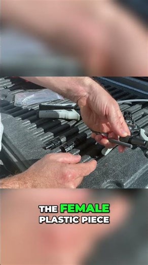 MC4 Connectors: Solar Panel Polarity Secrets Revealed! #shorts