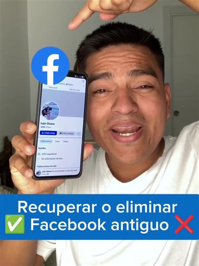 Recuperar o eliminar Facebook antiguo