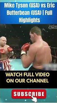 Mike Tyson (USA) vs Eric Butterbean (USA) | Full Highlights