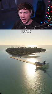 25K views · 1.4K reactions | World’s Biggest Airliner Landing on Island Runway #msfs #msfs2020 #aviation #flightsim #a380 #747 | Aaron Rheins | Facebook