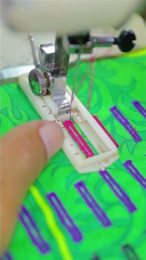 Sewing Buttonhole Using Old Sewing Machine #sewing #buttonhole