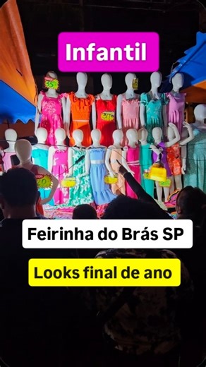 8.2K views · 113 reactions | Moda Infantil e Juvenil, Feirinha da Madrugada Brás SP, Loja de infantil e Juvenil, vestidos, conjuntos infantis, looks de final de ano.  @karen_infanto_juvenil_ ⬅️⬅️⬅️ Rua Tiers em frente ao Canindé, quase esquina com Alexandrino Pedroso Fazem envios  ✈️   #modainfantil #modajuvenil #lojaonline #lookinfantilmenina #atacadoinfantil #comprasnobras #tendencia #lookinfantil | Brás Fernando Carriel | Facebook