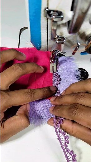 Handmade Decorative Fabric Tassel | Unique Design With Lace & Fringe ✂️🧵