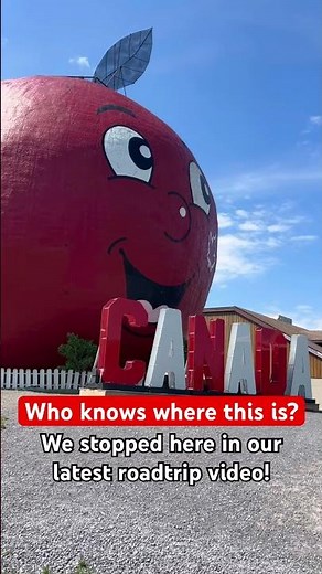 This is the REAL Big Apple 🍎! #touristattraction #canadianroadtrip #ontarioliving