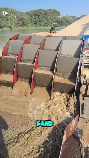 This is how construction sand actually gets clean. #industrialtech #sandprocessing #fblifestyle | Metzgerei Ogunquit Studio