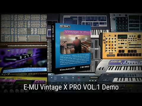 E-MU© Vintage X Pro Sample Libraries Vol.1