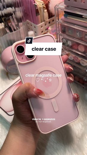 clear case supremacy 💗✨ #clearcase #iphone #case