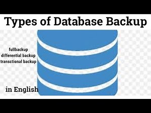 Different Types of Backup in MySql | How to Backup Database | Full Backup | Differential Backup |