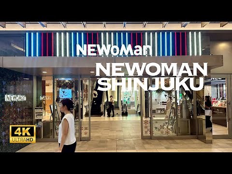 [4K] NEWoMan Shinjuku,TOKYO 🇯🇵🐧 Nonstop Walking Tour / ニュウマン 新宿 散歩