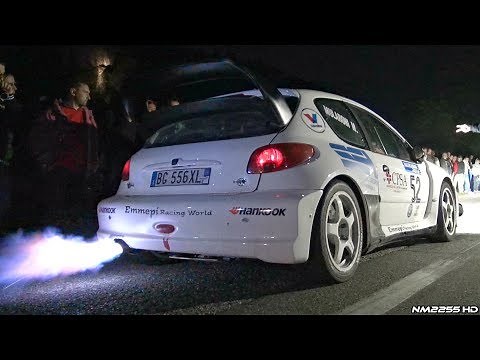 Peugeot 206 WRC Antilag Launch Control & LOUD Backfires⚠️