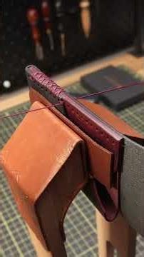 Full Crafting Process | ASMR Leathercraft – Making The Den Minimalist Wallet in Pueblo Black