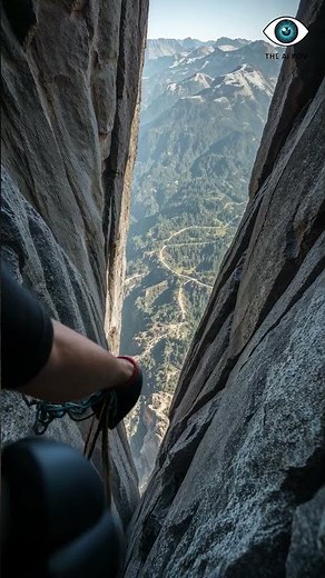 Rock Climb in Yosemite’s El Capitan, USA 🧗🇺🇸 #ElCapitan #YosemiteClimb #AdventureShort #Ai #Aivideo