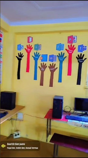 Computer lab decoration ideas | Smart Class decoration ideas