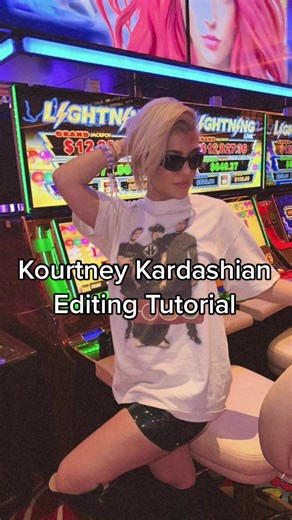 Kourtney Kardashian's Editing Tutorial with Tezza App