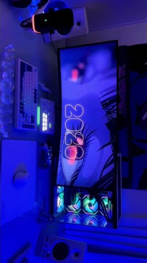 My first pc setup vs. my current one. What do you think? #pcgamingsetup #pcsetup #pcgamer #pc