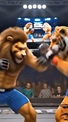 😤 The Lion King vs. Russian Tiger☠️part4#shorts#subscribe#mma#motivation