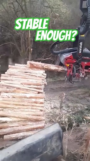 Funny Fail | Log Stacking Goes Wrong