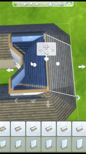 Unique Roof Line | Sims 4