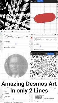 Awesome Desmos 2-Line Challenge Submissions
