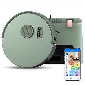 bObsweep Bio Self-Emptying Robot Vacuum & Mop with 100-Day Dock, and Activated Charcoal Odor Filtration, Made of Bio-Based Plastic - Samsclub.com