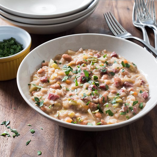 Red Wine Risotto with Beans (Paniscia) | America's Test Kitchen