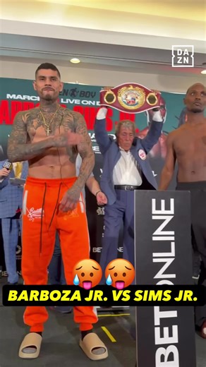 Barboza Jr. vs. Sims Jr. Face Off Highlights