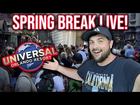 🔴Live: Spring Break Fun At Universal Orlando!