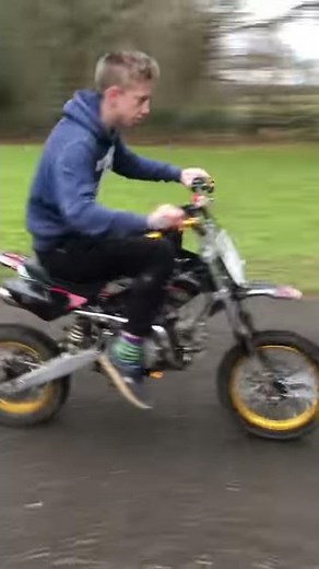 Stock M2R KX110F speed run