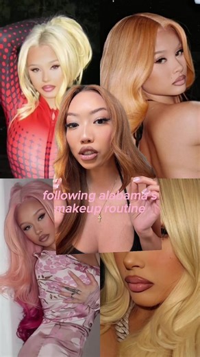 following @Alabama barker’s makeup tutorial 😩 her makeup is SOOOOO tea @Patrick Ta Beauty eyeshadow @m.ph by Mary Phillips under painting palette @Too Faced concealer (vanilla) @Huda Beauty powder (cherry blossom) @maccosmetics strobe cream @KVD Vegan Beauty eyeliner (brown) @LYS Beauty foundation (tn3), bronzer (harmony) @Diorbeauty contour (03 med) @Fenty Beauty powder (butter), highlighter (lighting dust) @Anastasia Beverly Hills lip liner (deep taupe) @YSL Beauty bronzer (2) @Kylie Cosmetic