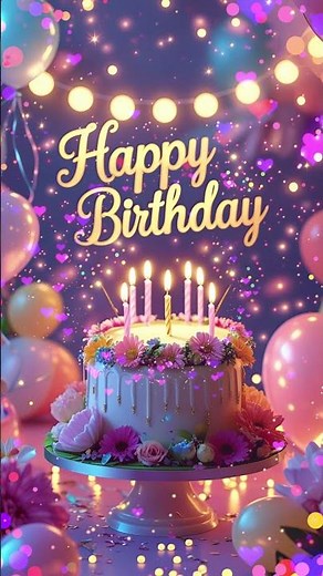 🎂✨ Best Happy Birthday Song | Short Video 🎶