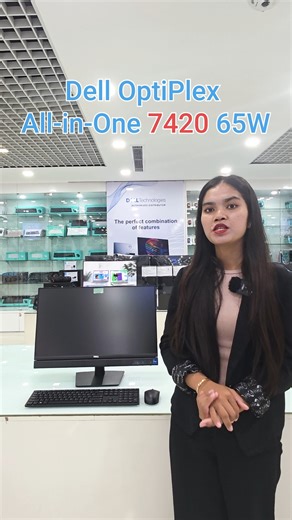 Dell OptiPlex AIO 7420 💻 ✅ Intel Core i7-14700 vPro (20C/28T, up to 5.3GHz) 🖥️ Non-Touch FHD Display | HDR Camera 💾 8GB DDR5 512GB PCIe NVMe SSD 📶 Wi-Fi 6E (AX211) BT 5.3 ⌨️ Dell Pro Wireless KM5221W 🔒 3-Year Warranty 📞 For more info, please contact: 📱 012 831 516 / 012 800 064 / 010 234 777 / 088 738 8123 Join us on Telegram: t.me/AnAnA_Computer Telegram Chat: t.me/ananacomputer TikTok: tiktok.com/@anana.computer Website: ananacomputer.com.kh Map: maps.app.goo.gl/q6PF87raL7DtamQa9?g_st=i