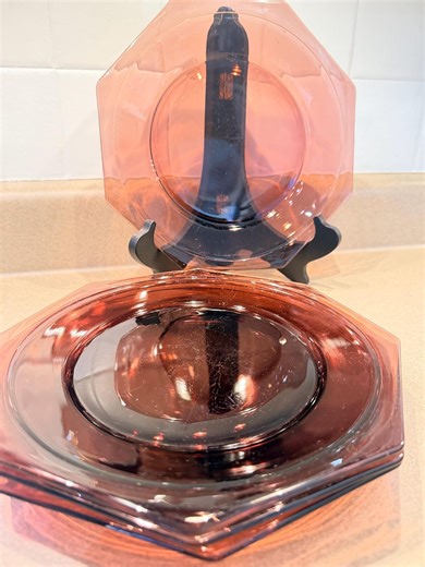 Vintage Hazel Atlas Moroccan Amethyst Dinner Plates (4) - Etsy