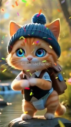 Cat cute dance viral tiktok#cat#aicat#catlover