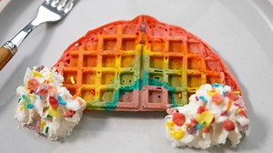 Multi-Colored Waffles