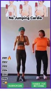 No Jumping Simple Tabata Workout at Home – Lose 5KG in 1 Week 🏡🔥