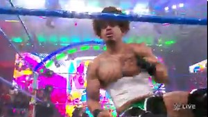Wes Lee may have bitten off more than he can chew as he squares off against the towering Sanga after feeling disrespected by the Superstar’s comments last week. | WWE NXT Show