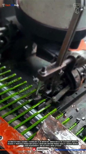 Innovation Pencil Eraser Assembly Machine for Automated End-Cap Installation #tech