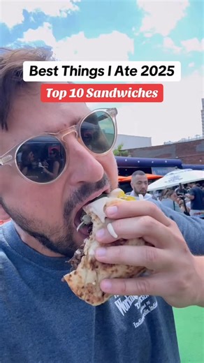 Here are the TOP 10 SANDWICHES I ate in 2025 and where you can get them! 10. Mane (Sao Paolo, Brazil) 9. Ophelia (Miami, FL) & Salt Box (Park City, UT) 8. Taqueria Honorio (Tulum, Mexico) 7. Matt’s Bar (Minneapolis, MN) 6. Divorare (Madrid, Spain) 5. Coney Burger (Miami, FL) 4. Mesiba (NYC) 3. BLN Doner (Munich, Germany) 2. PokeKai (Miami, FL) 1. Taco Mahal (NYC) Make sure to follow for more Best Eats of 2025 videos coming over the next few days!!! | snackeatingsnackss