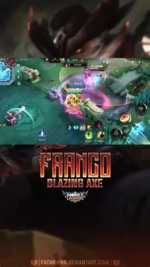 No One Escapes Franco’s Iron Hook ⚓🔥 | MVP Gameplay | Mobile Legends #francomontage #mlbb