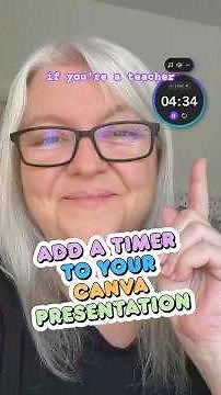Add a timer to your Canva presentation