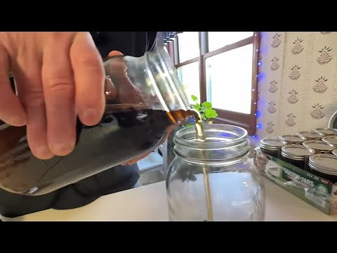 What’s the easiest way to make clear maple syrup?