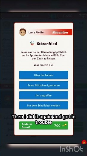 Bit life speedrun to prison (sorry that it is in German) #bitlife #foryou #gaming