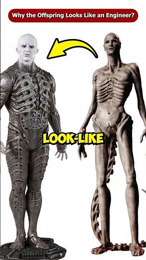 Why the Offspring Looks Like an Engineer in Alien Romulus? #Shorts #Viral