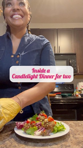8.9K views · 564 reactions | What I actually do as Personal Chef in your home for a Candlelight Dinner for Two #chefjoya #veganchef #privatedinner #foodie | Chef Joya | Facebook