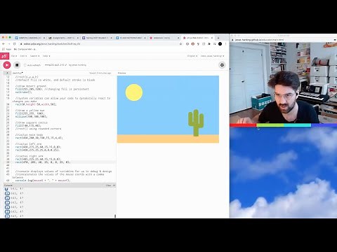 p5js: drawing with shapes