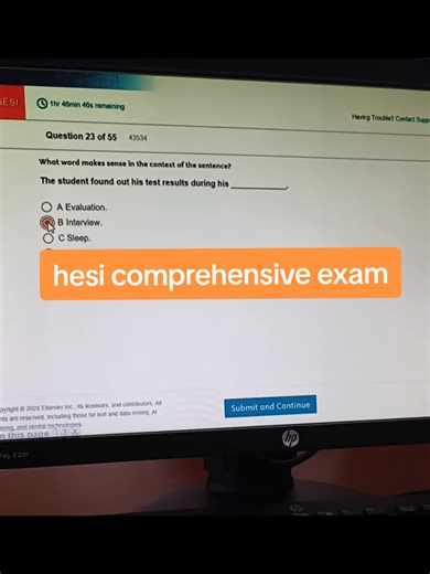 hesi comprehensive exam #hesi2exam #prenursing #nursingstudent #fyp #hesiexamhelp