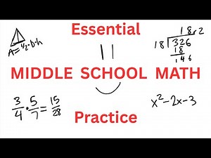 Essential Middle School Math Concepts - Practice Problems #1