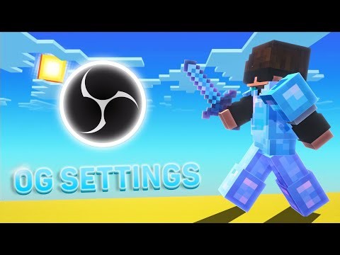 The best OBS settings for minecraft (Streaming & Recording)(Low end Pc)