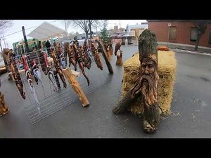 Carver Kings - Village Noel Temiskaming shores Live chainsaw Carving art Event 2019 day 1