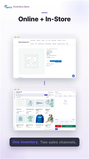 One Inventory. Two Sales Channels. | wePOS for WooCommerce